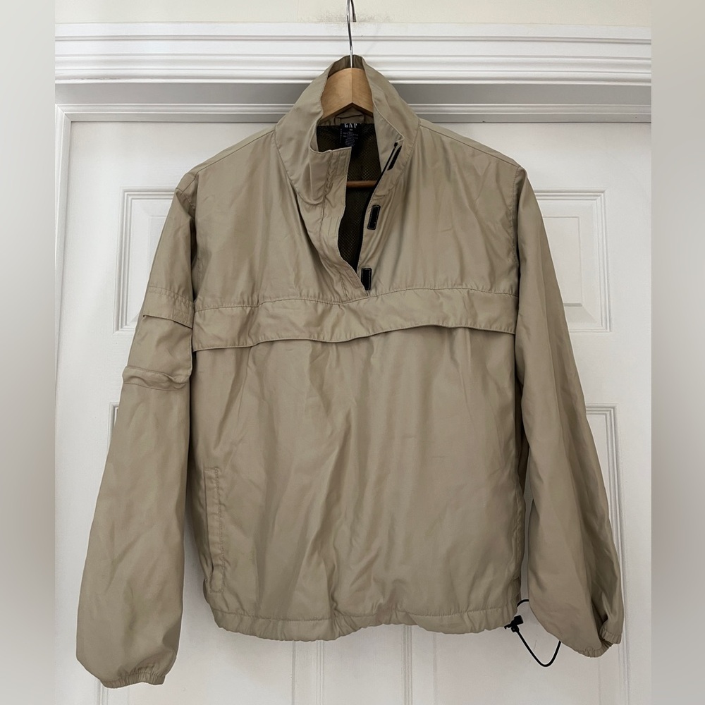 Gap Men's Beige Windbreaker Jacket